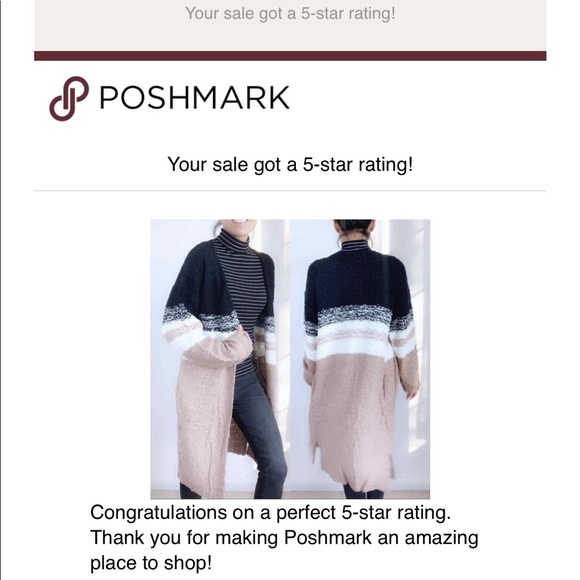 LONG CARDIGAN SWEATER WITH POCKETS - BLACK WHITE TAUPE - Picture 3 of 7